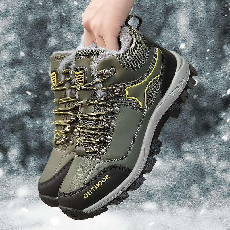 Outdoor Master - Gevoerde Warme Winter Heren Wandelschoenen