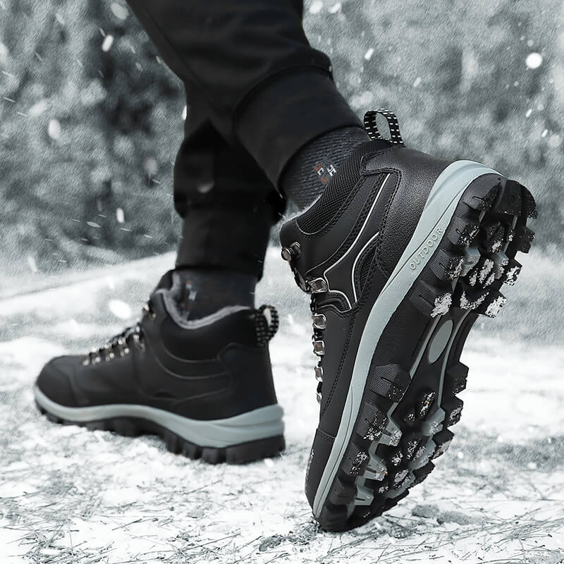 Outdoor Master - Gevoerde Warme Winter Heren Wandelschoenen