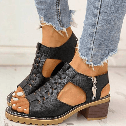 Lorena - Orthopedische Sandalen met Hak