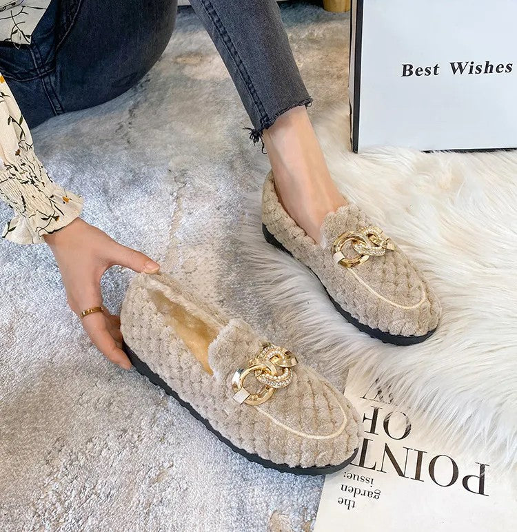 Juliette - Modieuze Warme Loafers Voor Dames