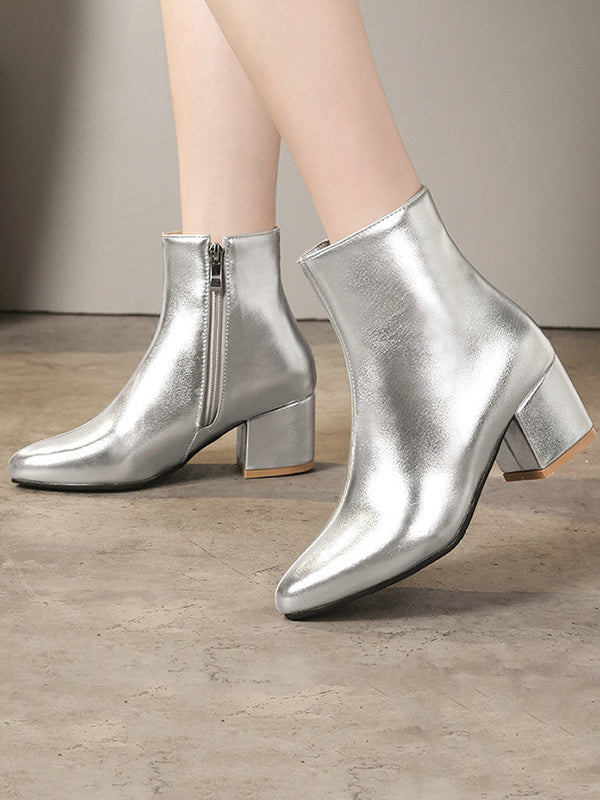 Daisy – Stijlvolle Glimmende Chelsea Boots