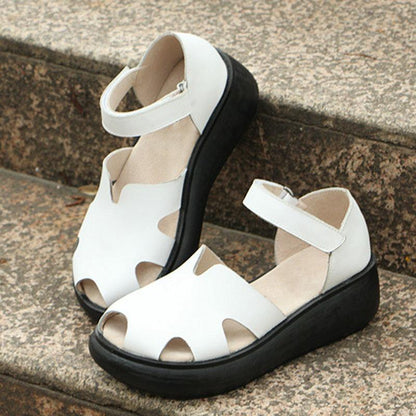 Greet - Casual Zomer Wedge Sandalen met Comfortabele Pasvorm