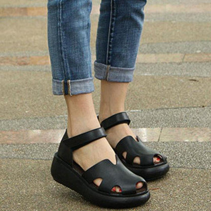 Greet - Casual Zomer Wedge Sandalen met Comfortabele Pasvorm