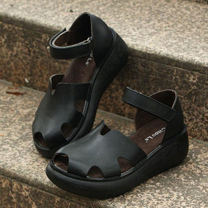 Greet - Casual Zomer Wedge Sandalen met Comfortabele Pasvorm