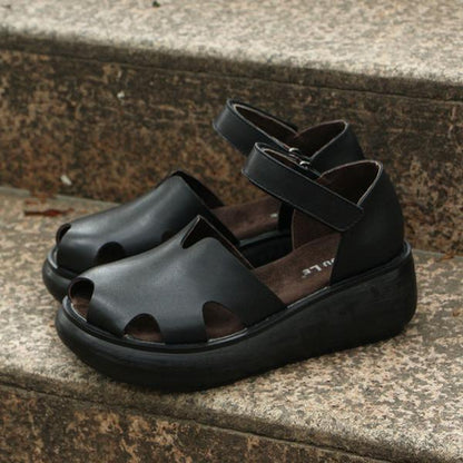 Greet - Casual Zomer Wedge Sandalen met Comfortabele Pasvorm