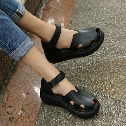 Greet - Casual Zomer Wedge Sandalen met Comfortabele Pasvorm