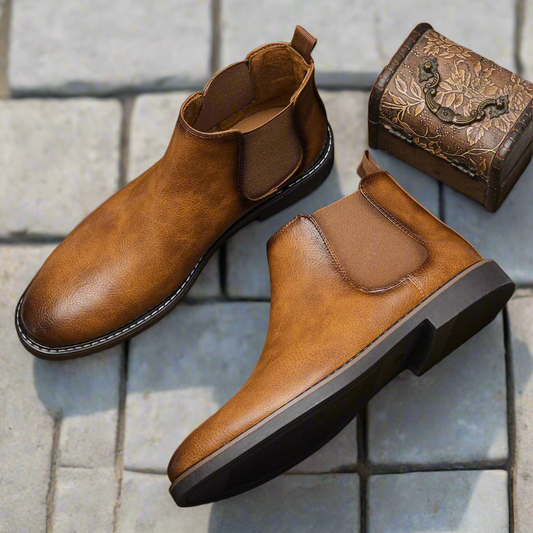 Ethan - Hoogwaardige Leren Chelsea Boots