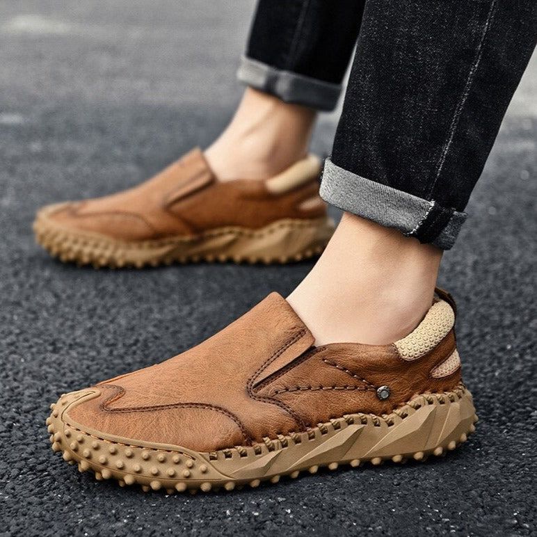 Finnian - Slip-On Lederen Loafers Dagelijks