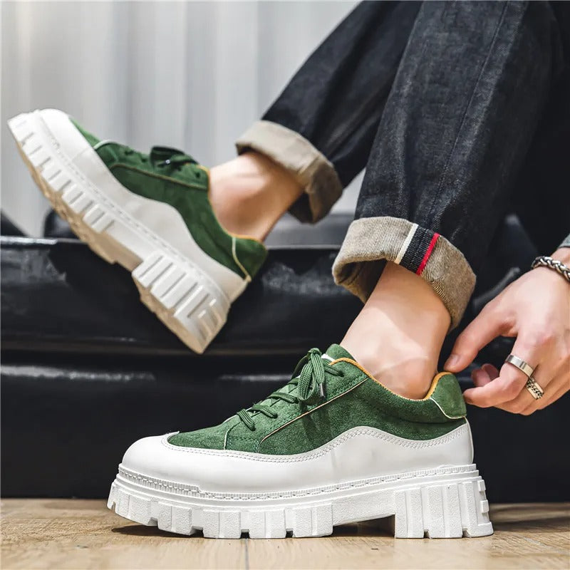 Lotte – Trendy plateau sneaker met veters