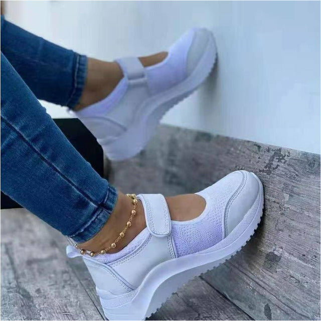 Renée - Slip-On Luchtige Platform Sneakers