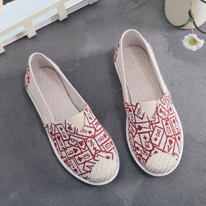 Marenthe - Fleurige Canvas Espadrilles